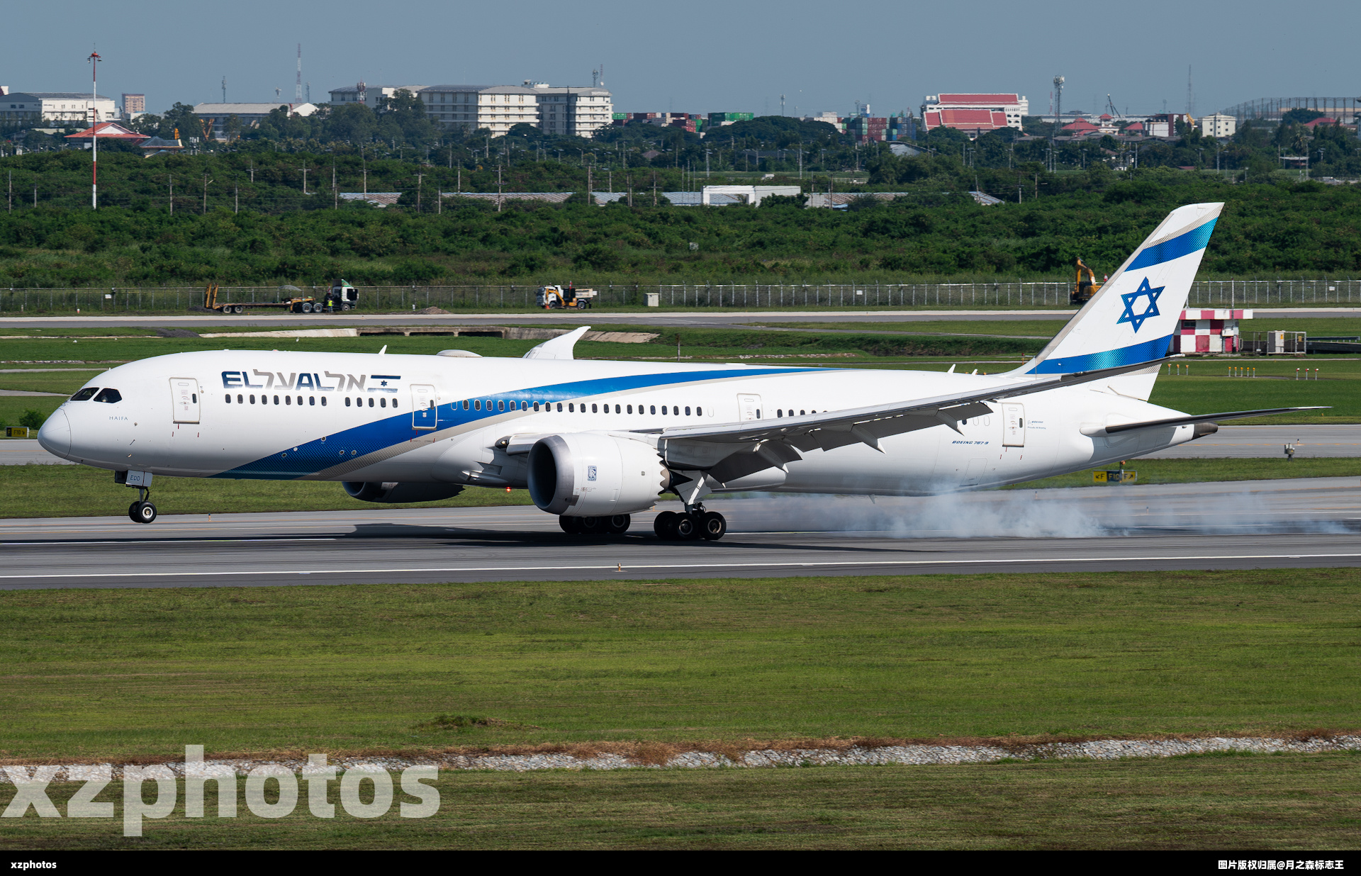 4X-EDD擦烟落地素万那普国际机场