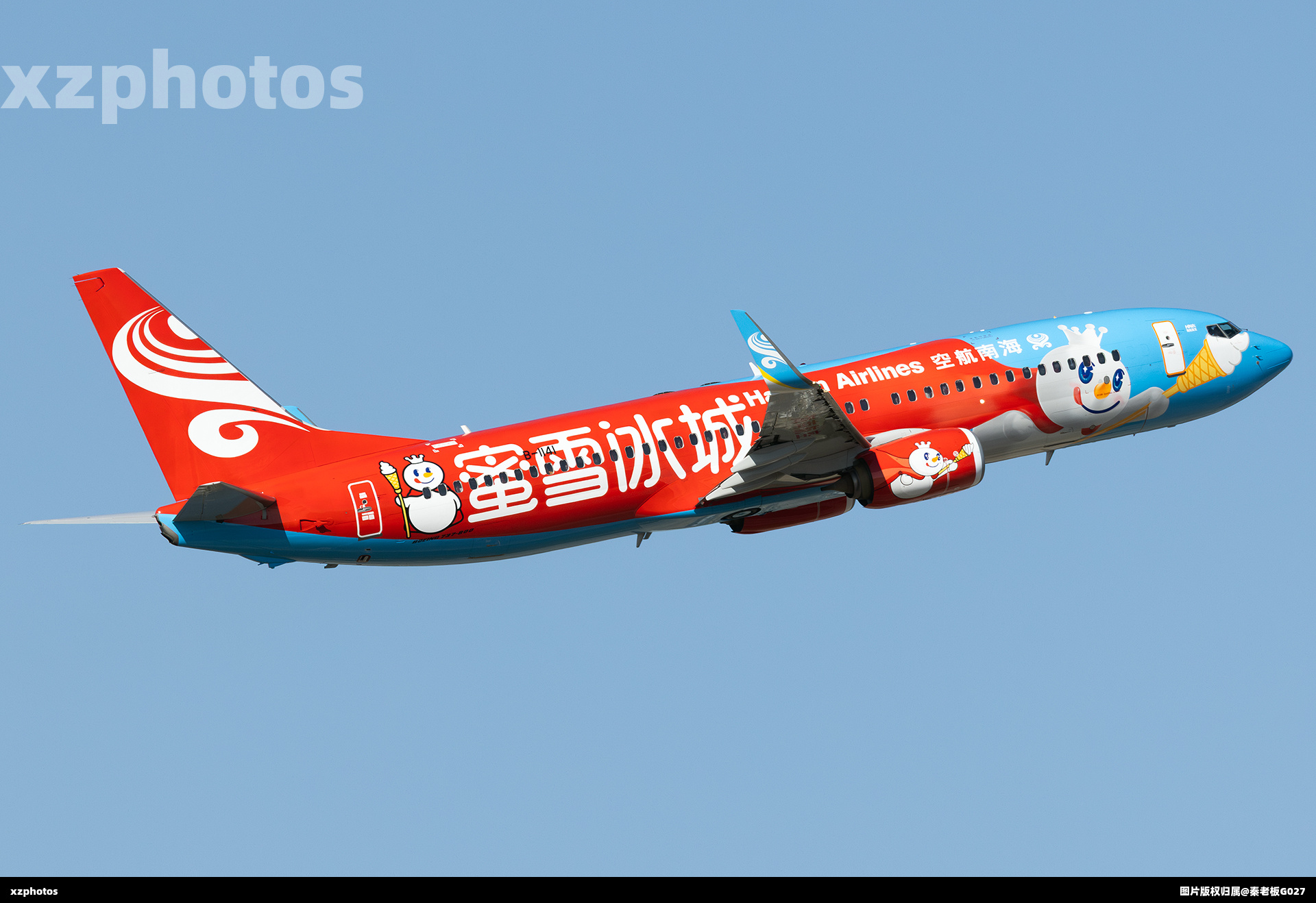 海航蜜雪冰城彩绘
