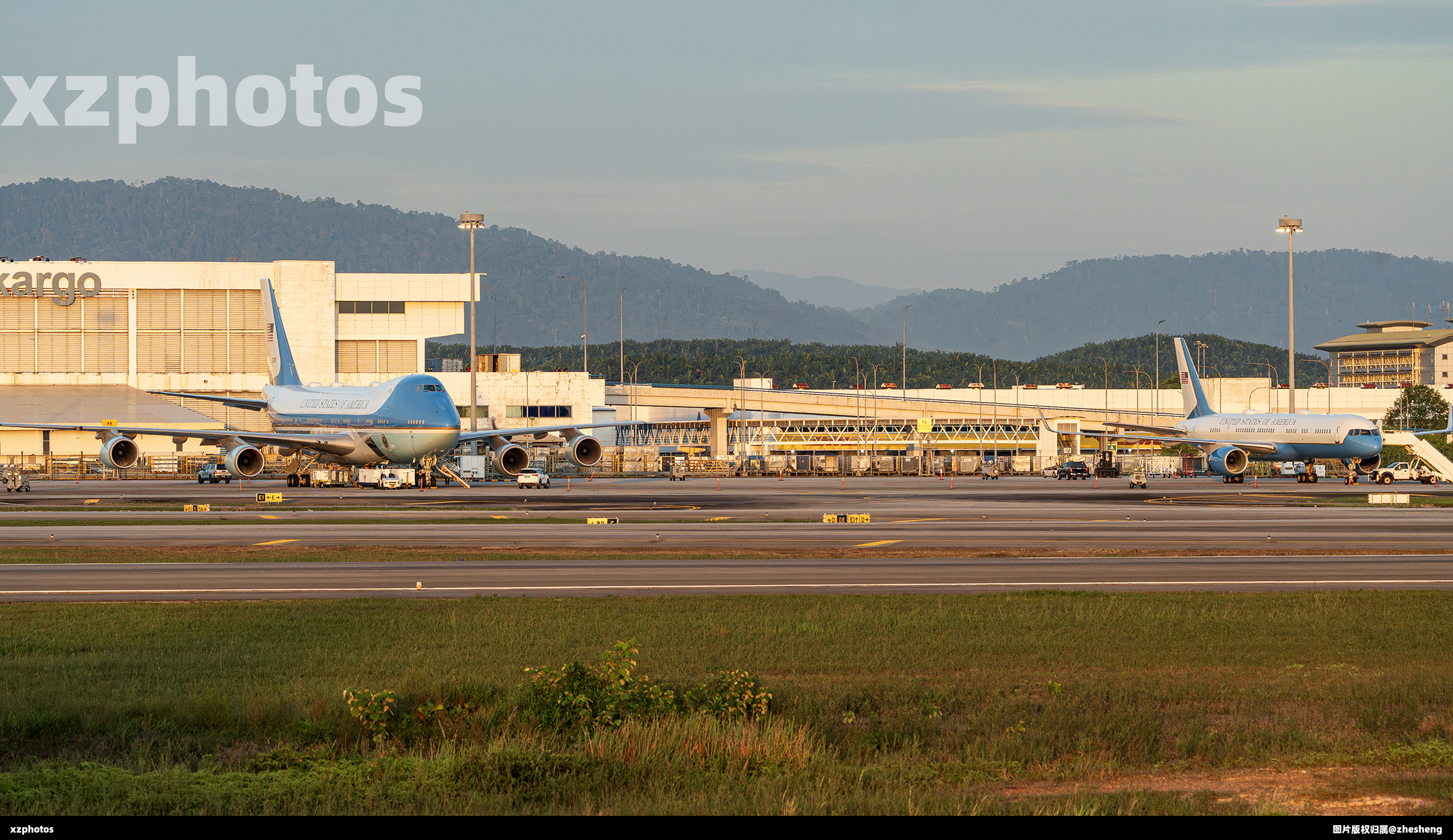 特朗普专机队在吉隆坡