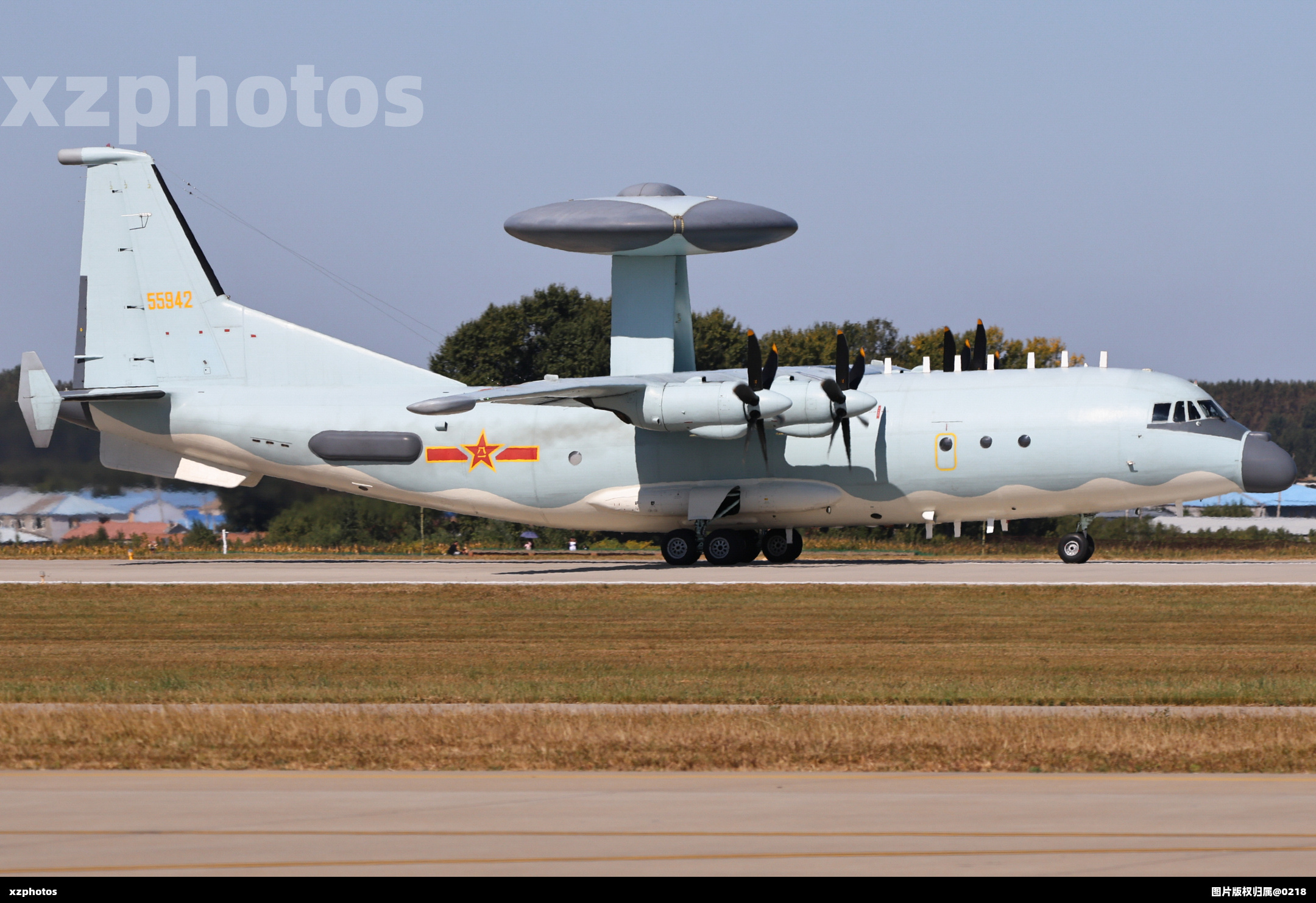 长春航展KJ-500滑行起飞