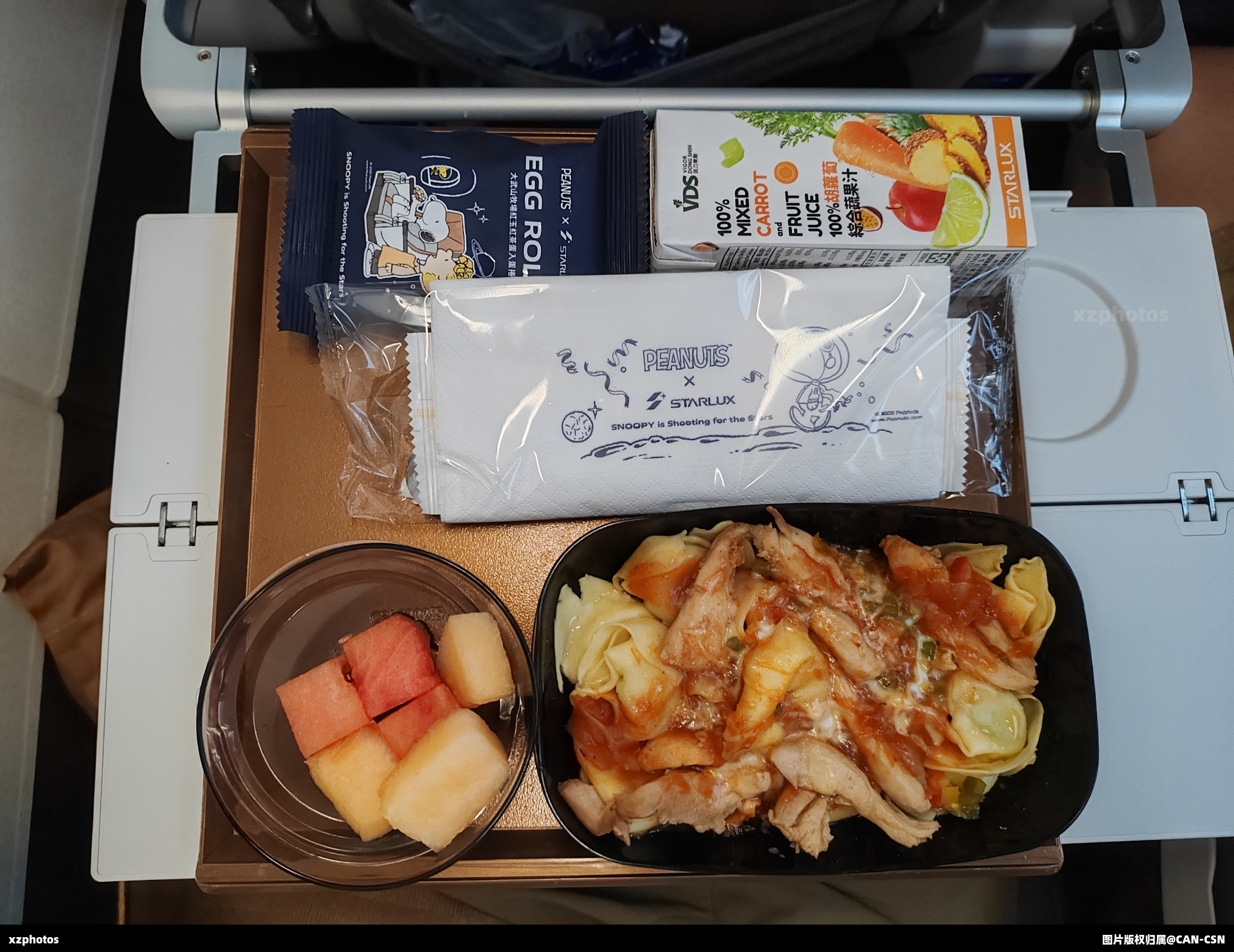 JX236 香港-台北经济舱餐食