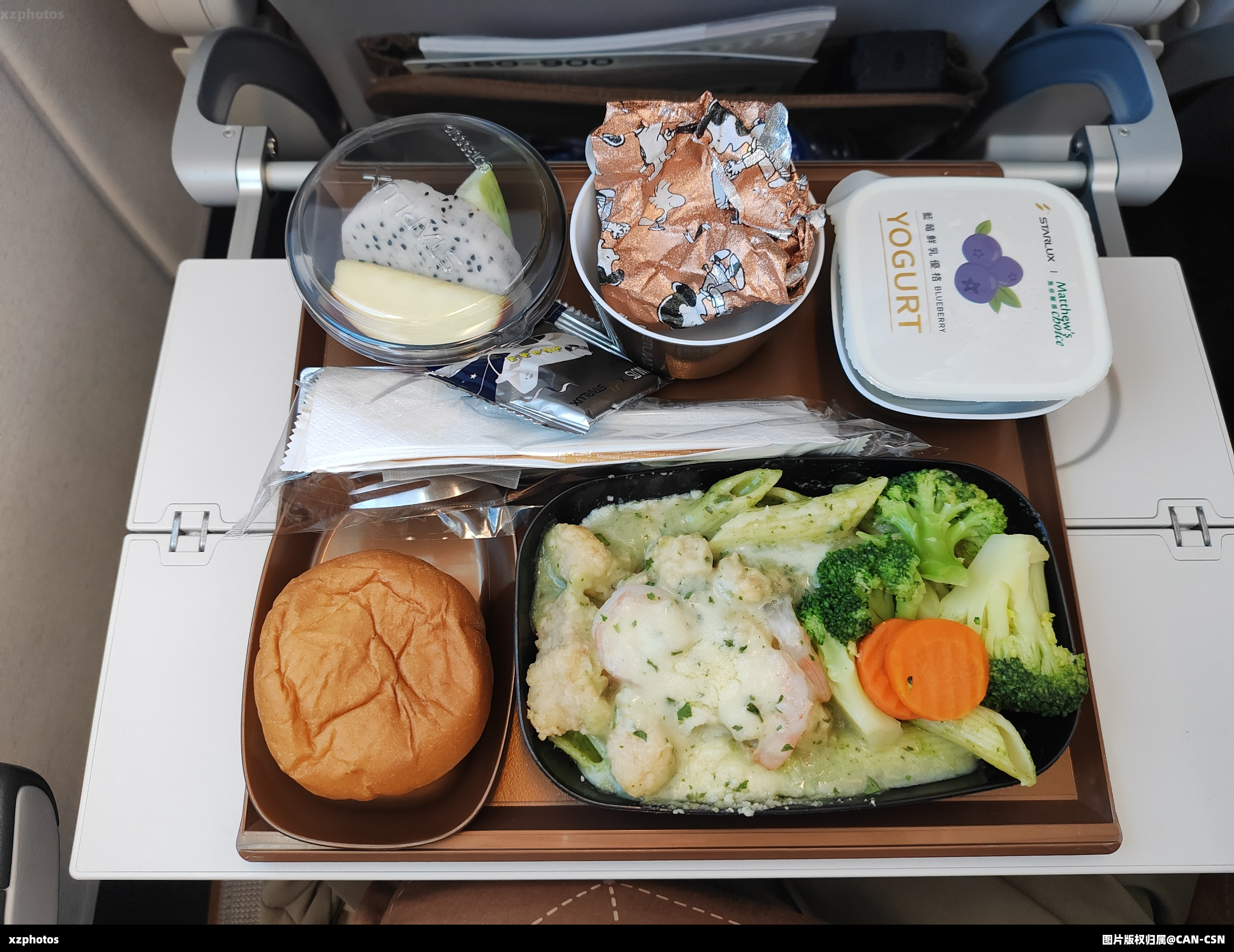 JX800 台北-东京经济舱餐食