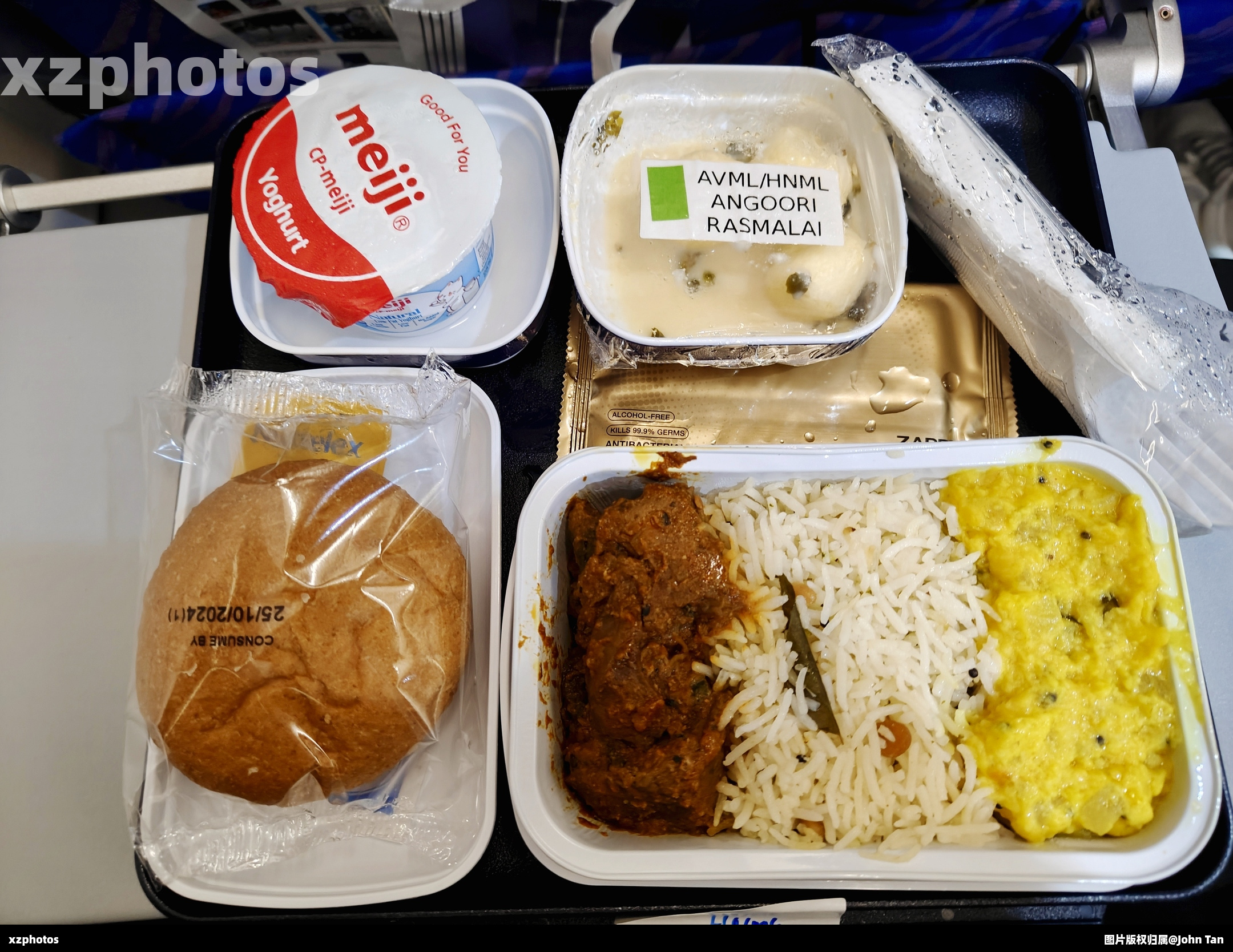 南航CZ8047 SIN-SZX 经济舱特殊餐食（印度餐）