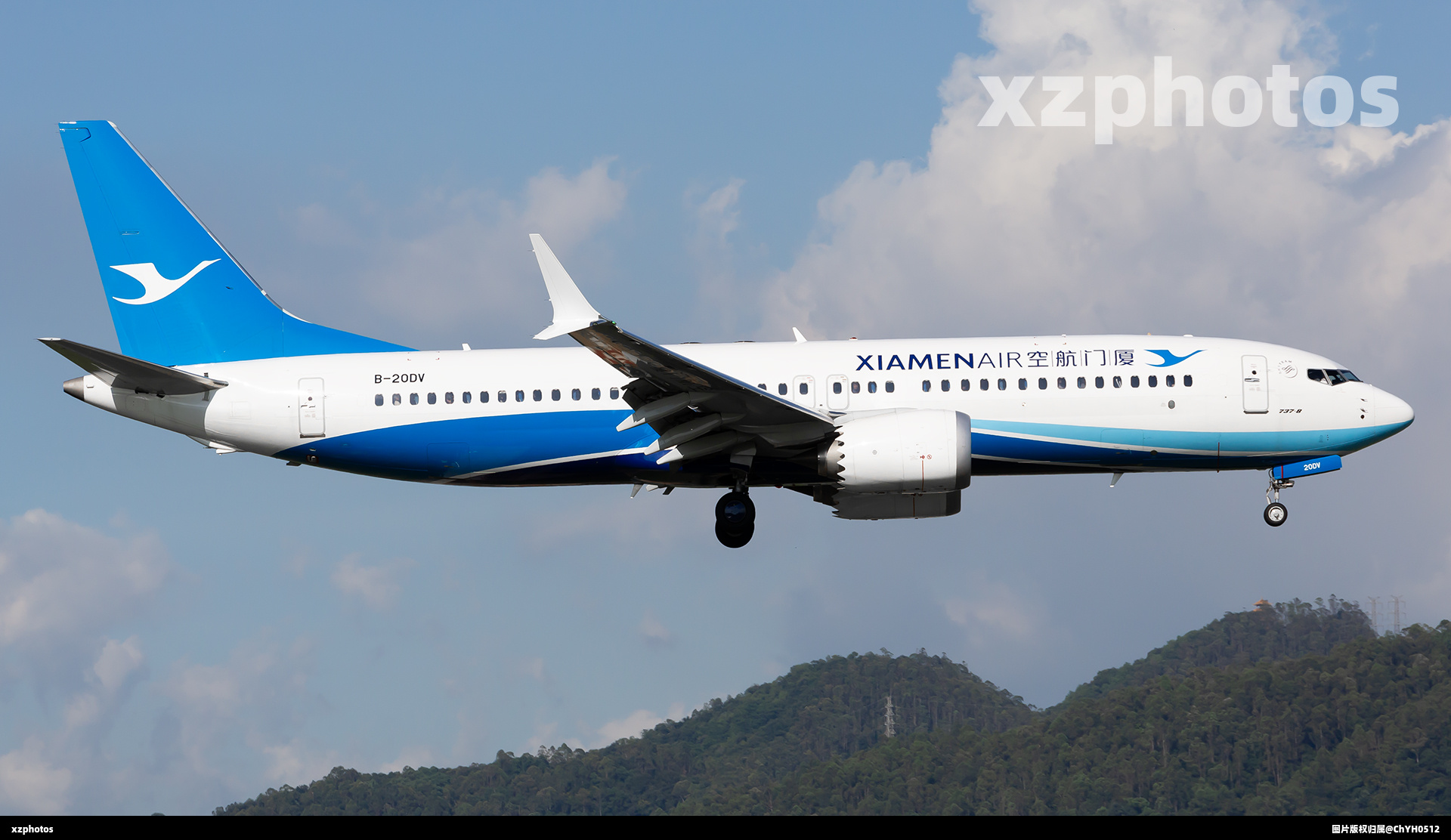Xiamen Air B737-Max8 B-20DV