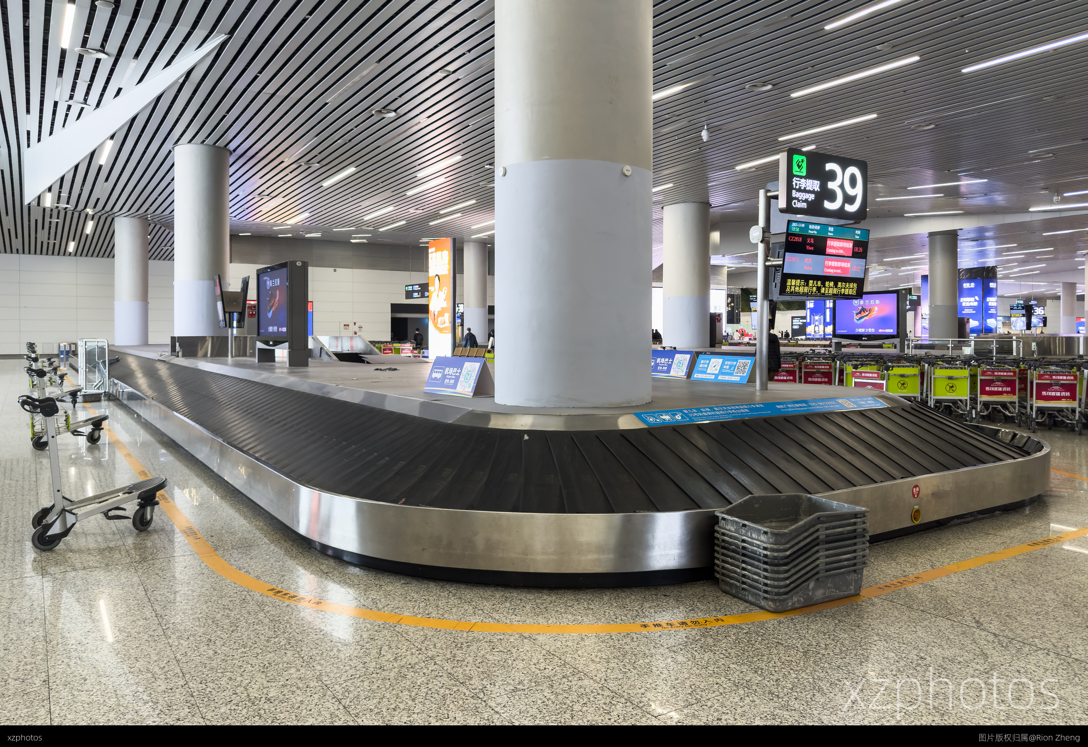CANT2国内到达39号行李转盘