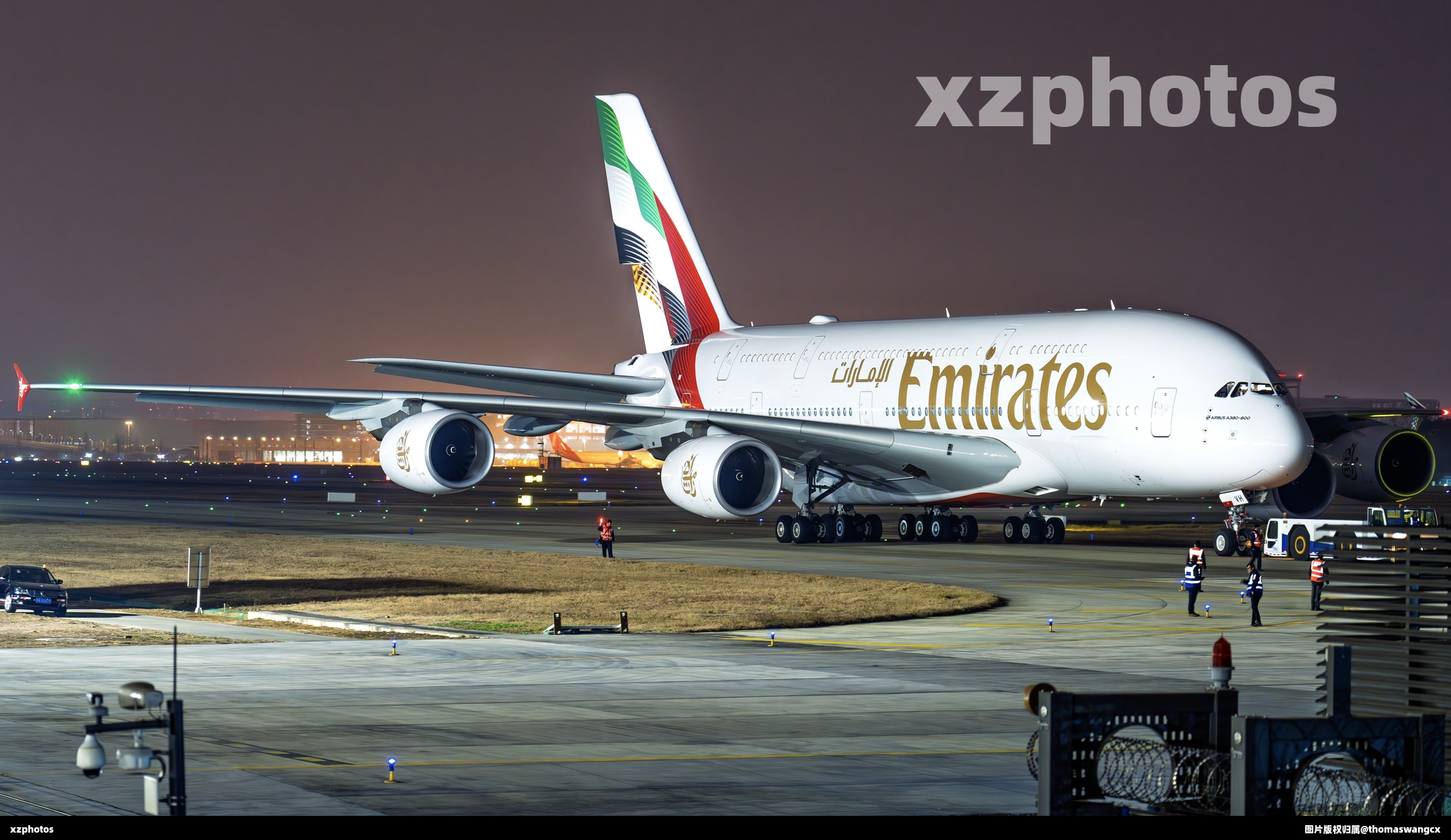 Emirates新涂装A388首访CTU