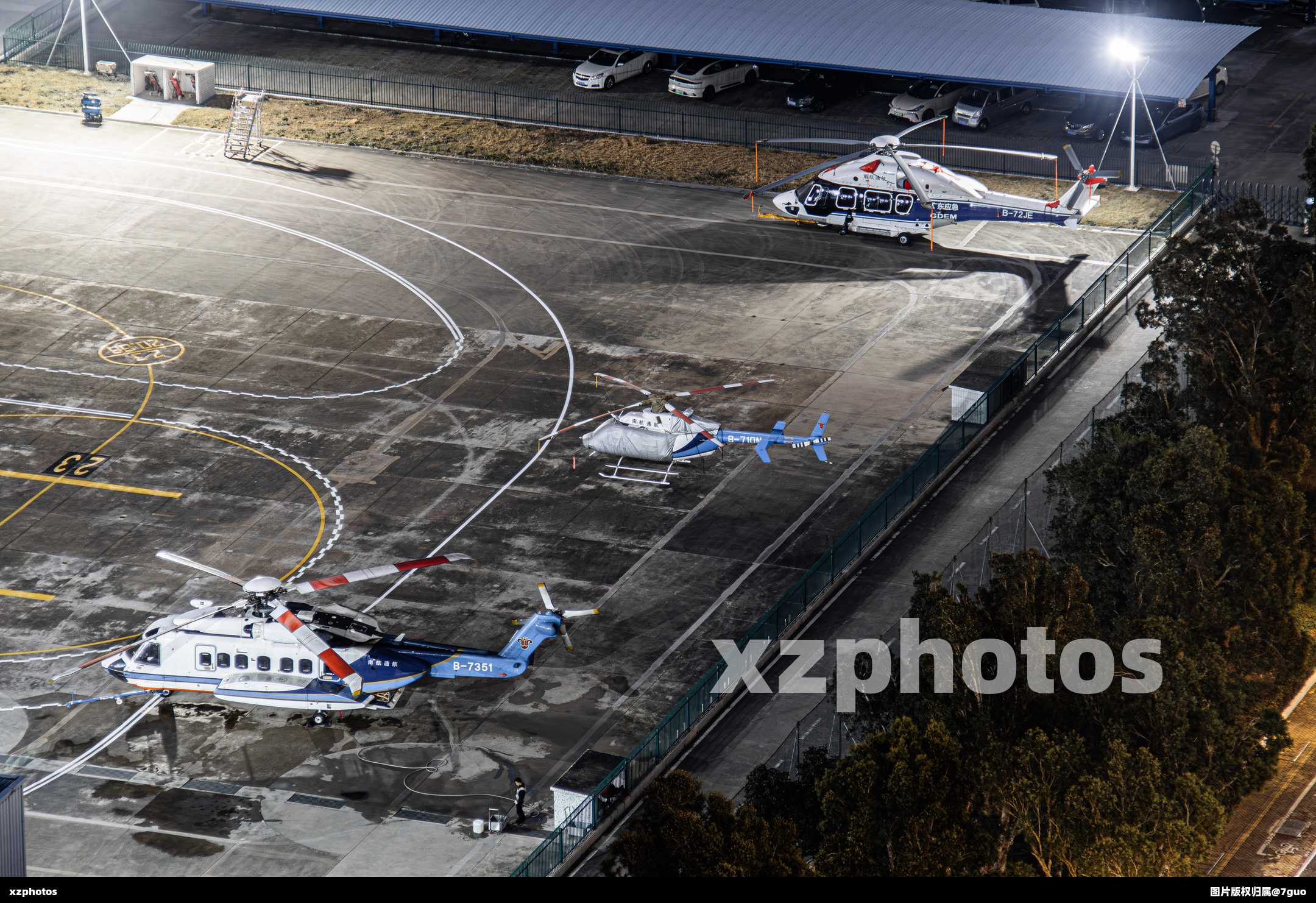 九洲机场停机坪