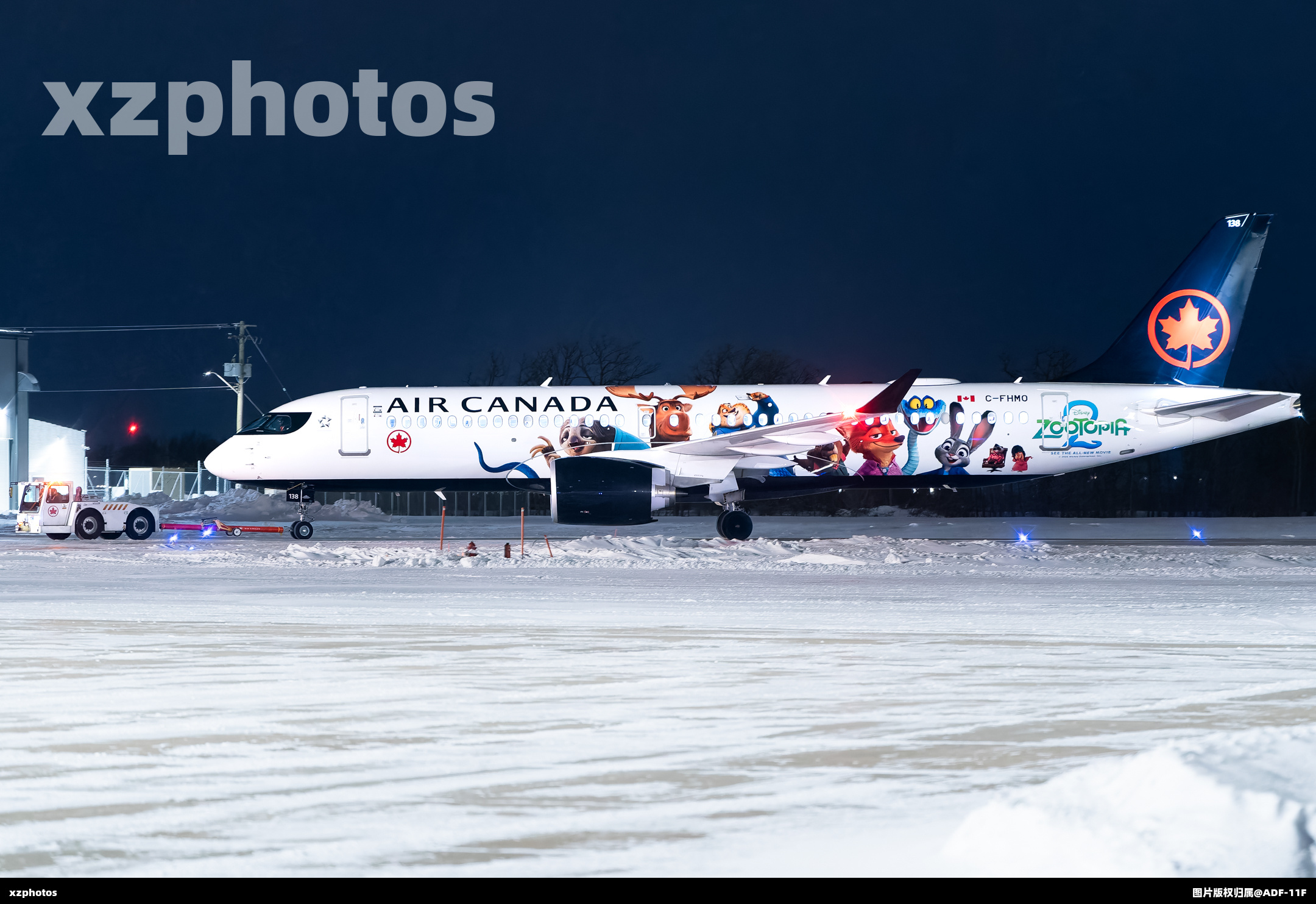 加拿大航空疯狂动物城2彩绘
