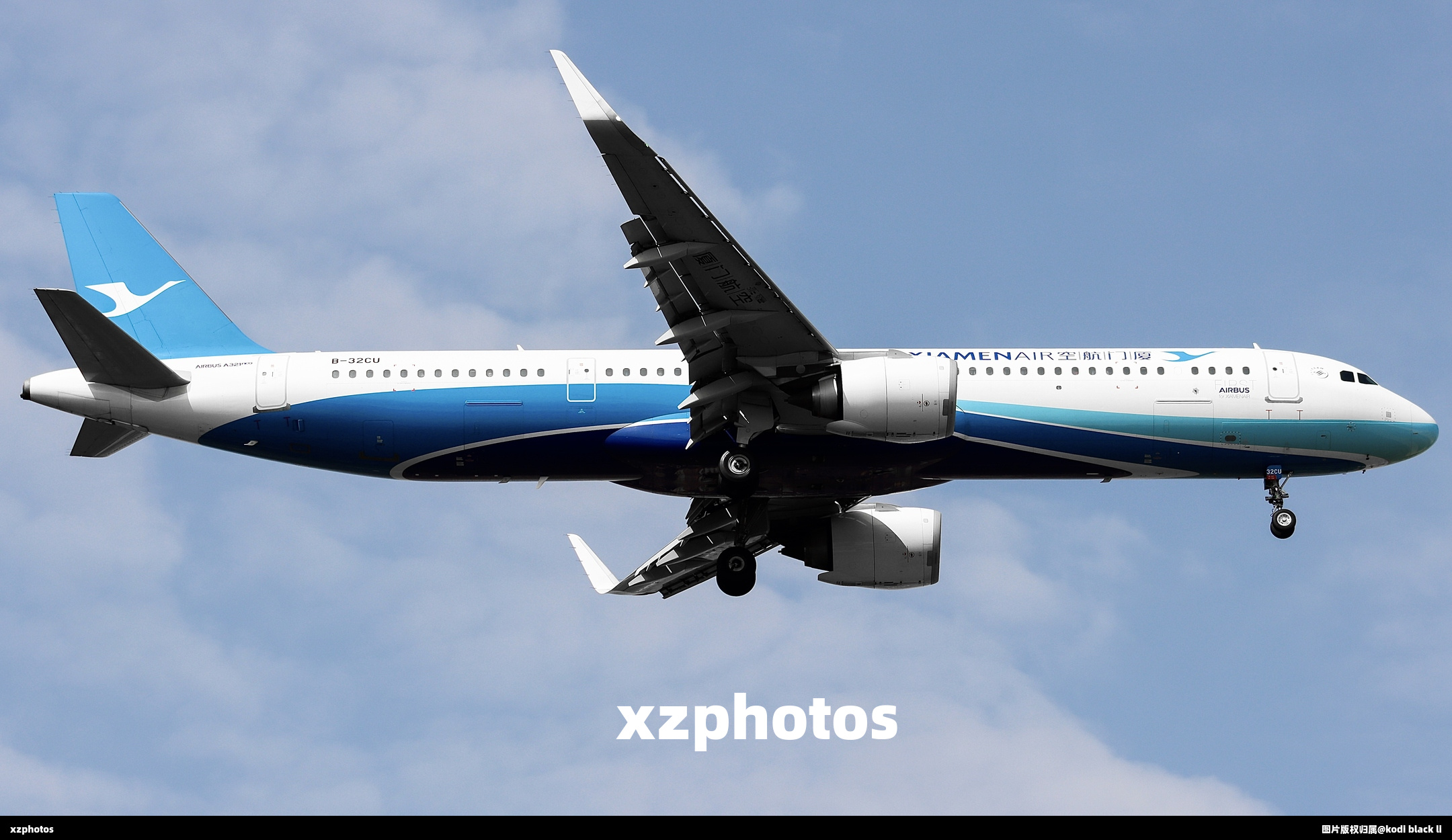 厦门航空首架空客飞机