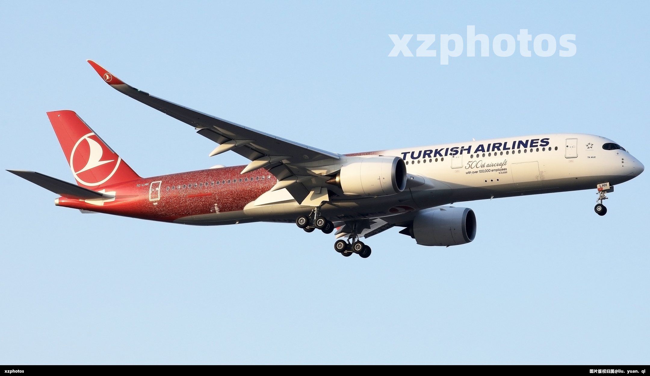 土耳其航空第500架彩绘
